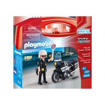Set portabil Politie Playmobil